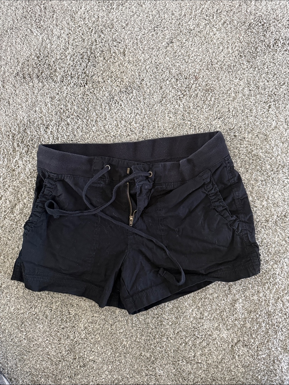 A.N.A. Women's Black Drawstring Casual Shorts Size 2